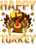 Happy Turkey Day Shirt Thanksgiving Day T-Shirt Holiday Gift T-Shirt