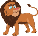 Lion Cute Illustrated