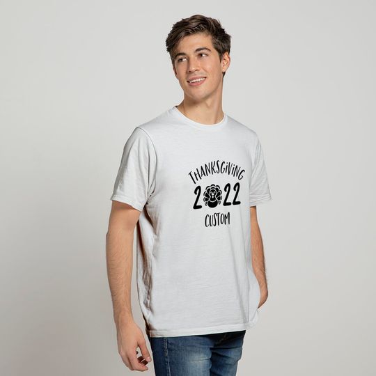 Custom Thanksgiving Family 2022 T-Shirt