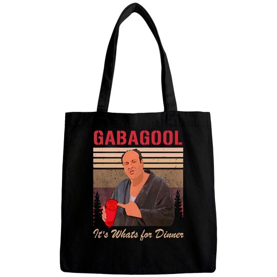 Gabagool Tony Sopranos It's Whats for Dinner Unisex Women Men Bags