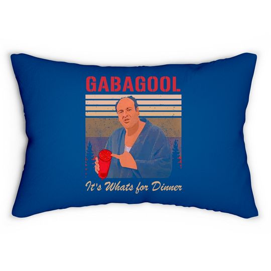 Gabagool Tony Sopranos It's Whats for Dinner Unisex Women Men Lumbar Pillows
