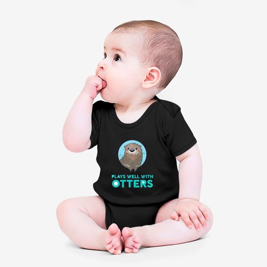Otter Puns Onesie Plays Well With Otters