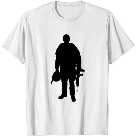Silhouette Soldier T Shirt