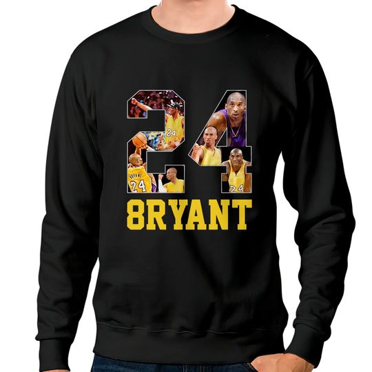 Kobe Bryant No.24 The Man The LA Basketball Sweatshirts