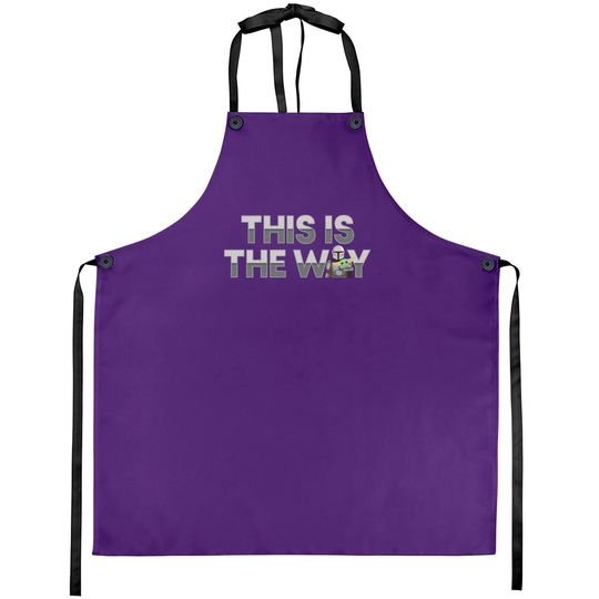 Star Wars The Mandalorian Mando & the Child This Is The Way Aprons