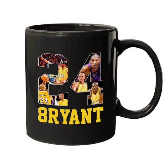 Kobe Bryant No.24 The Man The LA Basketball Mugs