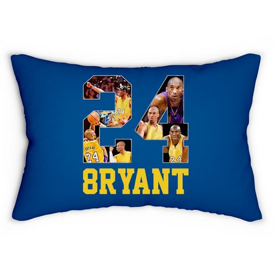 Kobe Bryant No.24 The Man The LA Basketball Lumbar Pillows