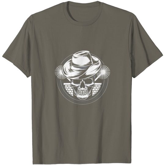Chimney Sweep Skull Sweeper Sweeping Gift T Shirt