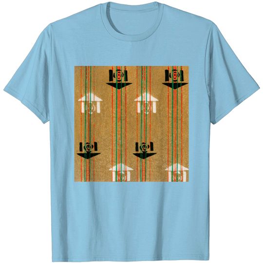 Vintage Japanese Woodblock Textile Pattern T Shirt