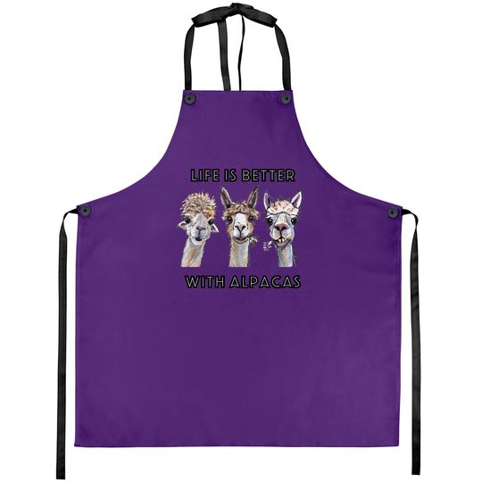 Life is Better with Alpacas Apron, Alpaca Lover Aprons