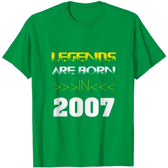 Legend Are Born In 2007 T Shirt