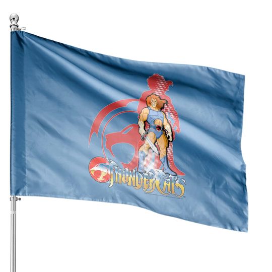 Thundercat Merch House Flags Lion-O Logo