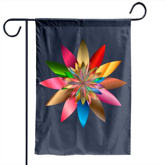 Chromatic Flower Garden Flag