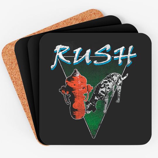 Rush Signals 1983 European Tour w/ Dates Coasters