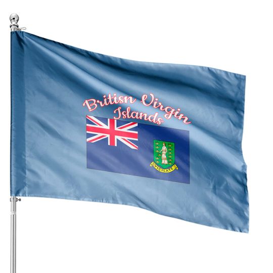 British Virgin Islands Flag House Flag