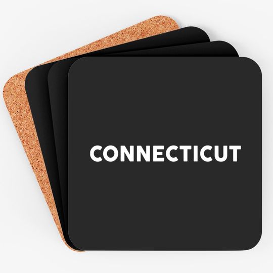 Coaster That Says Connecticut Coasters