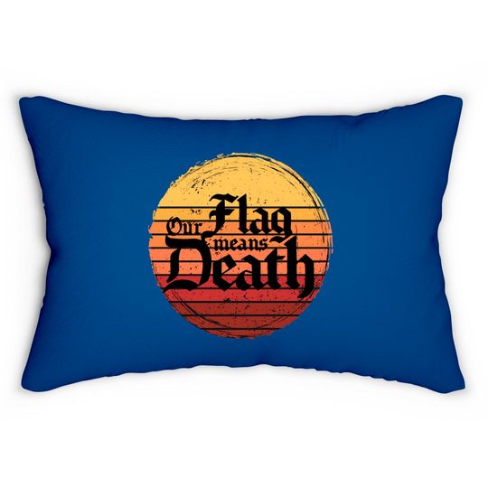 Our Flag Means Death on retro sunset Essential Lumbar Pillows