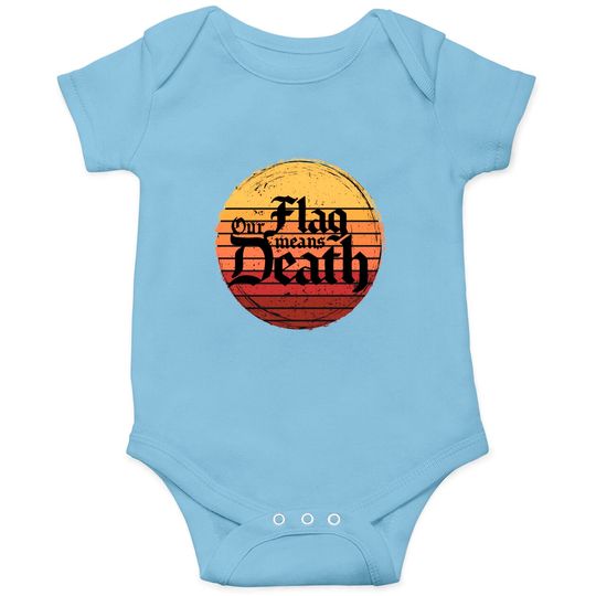 Our Flag Means Death on retro sunset Essential Onesie