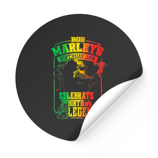 Bob Marley's Birthday Sticker
