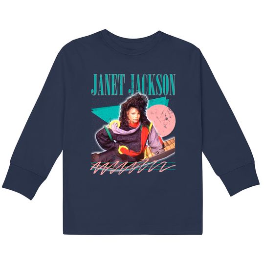 Janet Jackson  Kids Long Sleeve T-Shirts