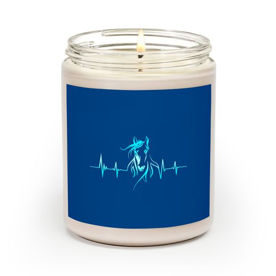 French Horses Scented Candles Heartbeat Horse Lover Gifts Women Men Girls Scented candlens
