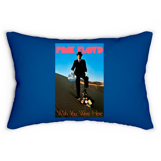 Pink Floyd Wish You Were Here - Pink Floyd 1980 - Lumbar Pillows