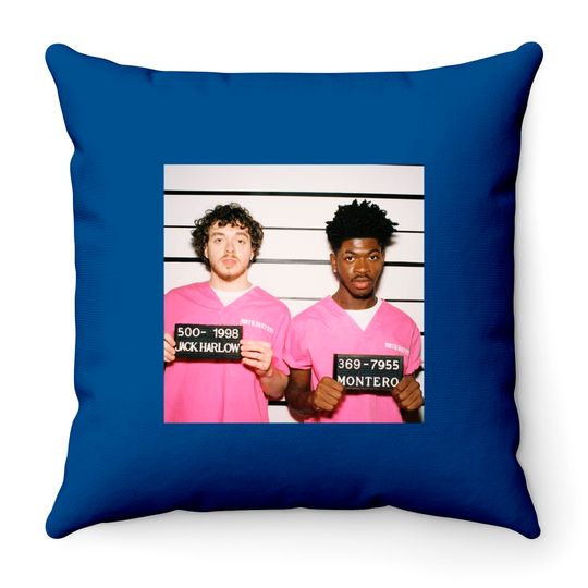 Lil Nas X, Jack Harlow INDUSTRY BABY Throw Pillows, Lil Nas X