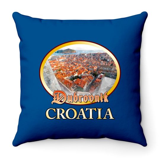Dubrovnik, Croatia Throw Pillows