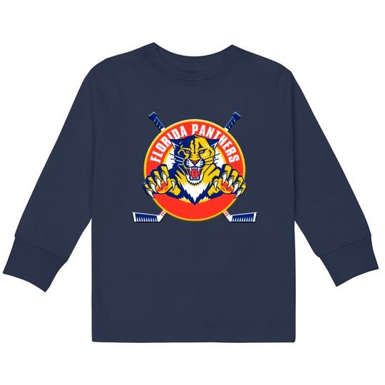 The F Panthers - Florida Panthers -  Kids Long Sleeve T-Shirts