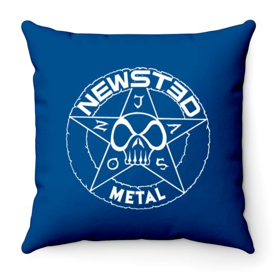 Newsted Metal Throw Pillows