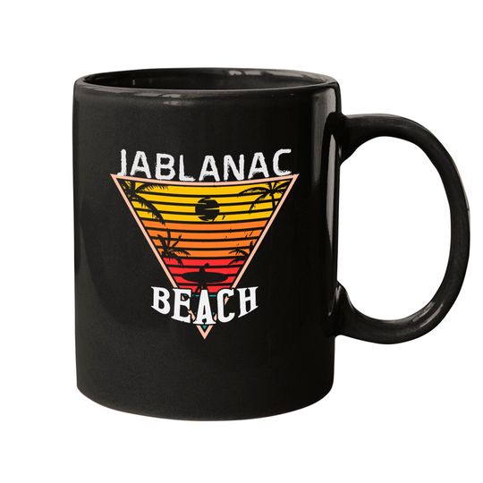 Jablanac Beach day in Jablanac Mugs