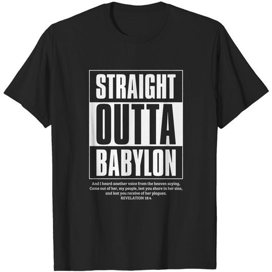 Straight Outta Babylon - white - Straight Outta - T-Shirt