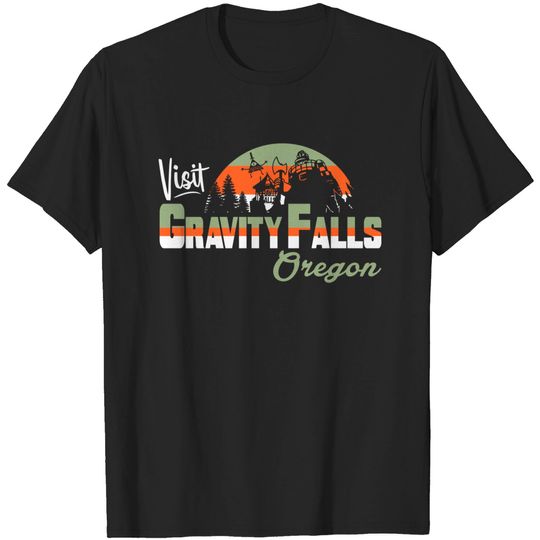 Visit Gravity Falls - Gravity Falls - T-Shirt
