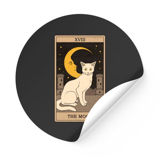 The Moon - Moon - Stickers