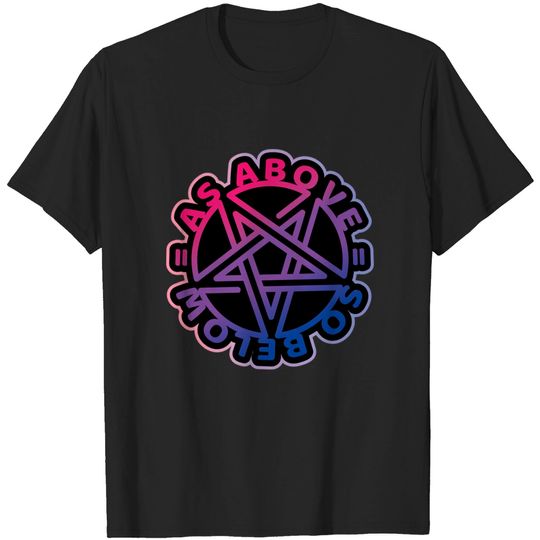 Equality Above & Below - BI PRIDE - dark - Bisexual - T-Shirt