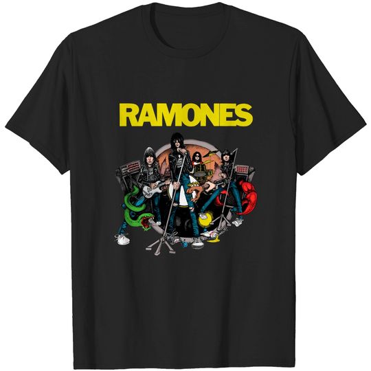 The Ramones Road to Ruin Punk Rock Tee T-Shirt \