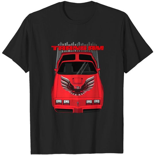 Custom Firebird Trans Am T-top Red - Trans Am T Top - T-Shirt