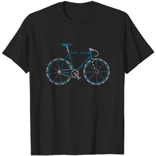 BIKE ANATOMY - Bike - T-Shirt