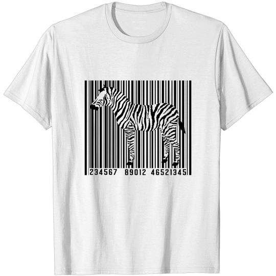 Zebra barcode T-shirt