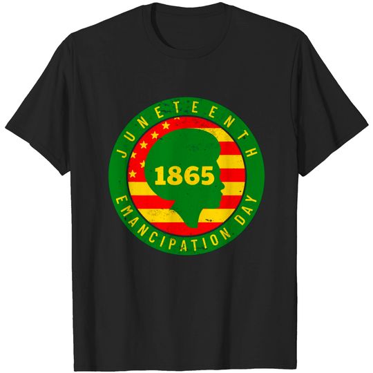 Juneteenth Emancipation Day cool Vintage Melanin Black Pride T-Shirt