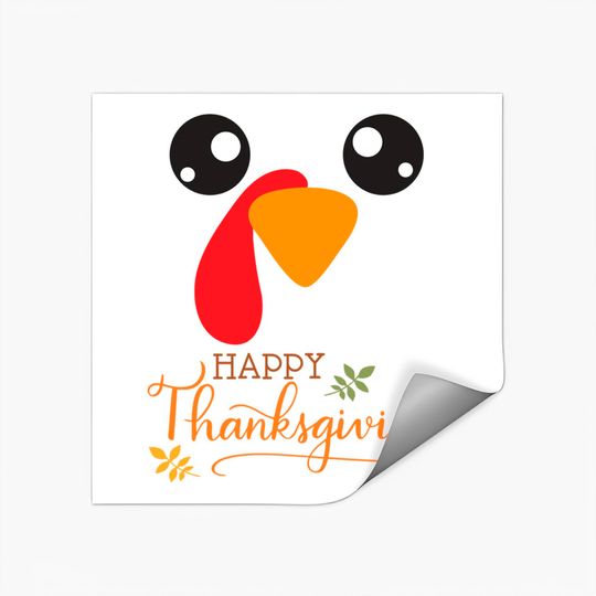 Happy Thanksgiving - Thanksgiving - Stickers
