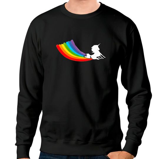 Rainbow Poop Sweatshirt Funny