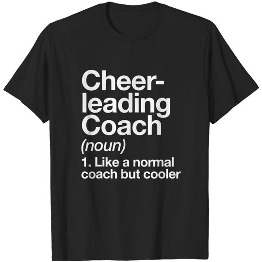 Cheerleading Coach Definition Sports T Shirt