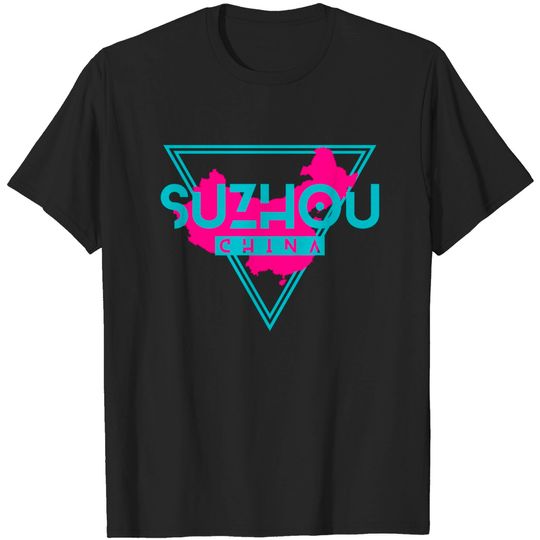 Suzhou China Retro Triangle Souvenir T-Shirt