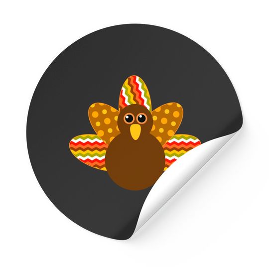 Turkey. Thanksgiving - Thanksgiving - Stickers