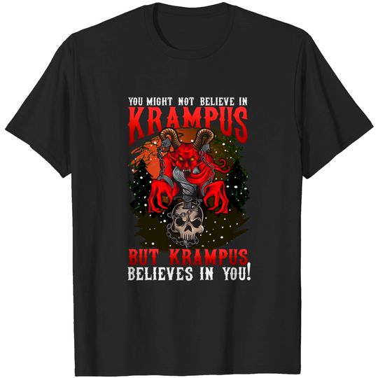 Krampus Believes In You Christmas T-Shirt