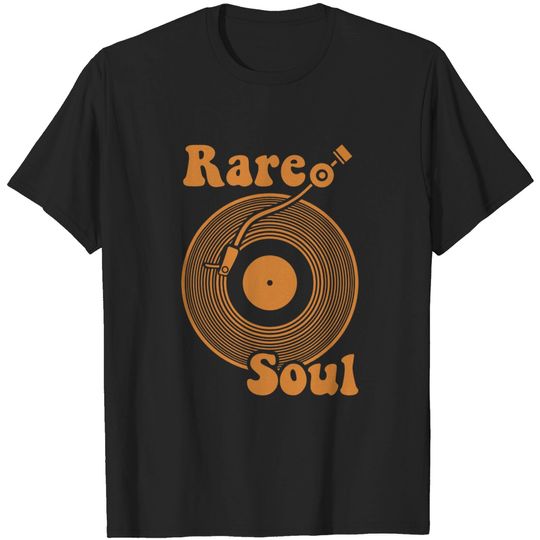 Rare Soul Music Vintage Old School DJ Turntable T Shirt