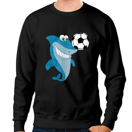 Soccer Team Shark - Soccer Player Sweatshirt