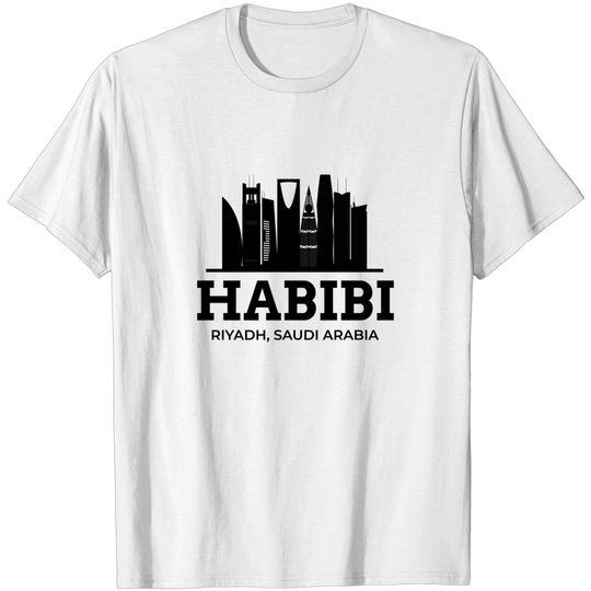 Riyadh Habibi Love Saudi Arabia Vacation Souvenir T-Shirt