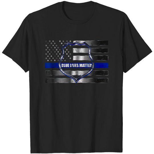 Blue Lives Mater Police Support T-Shirt